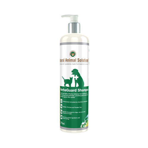 HerbaGuard Shampoo for dogs, cats & small animals - 375ml - Natural Animal Solutions