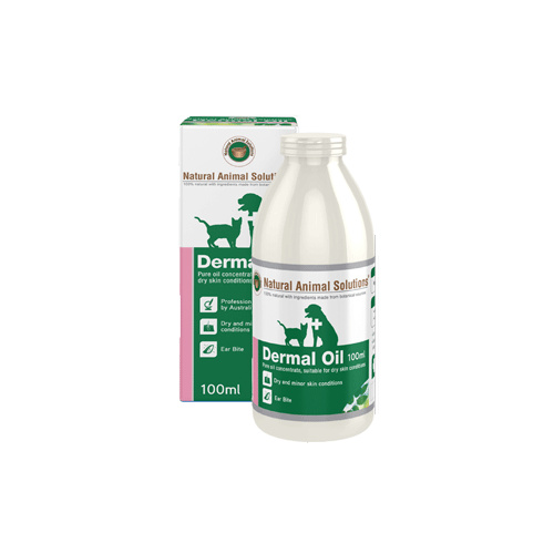 Dermal Oil for dogs, cats & horses - 100ml - Natural Animal Solutions