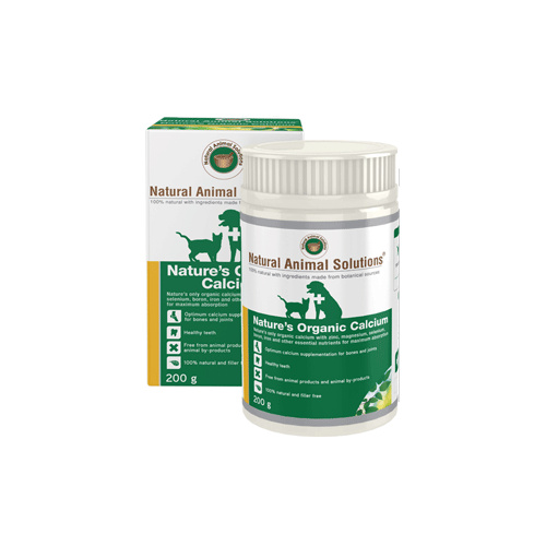 Nature's Organic Calcium for Pets - 200g - Natural Animal Solutions