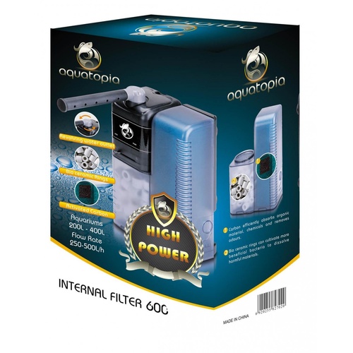 Aquatopia Internal Aquarium Filter 600 - 400-600L/H