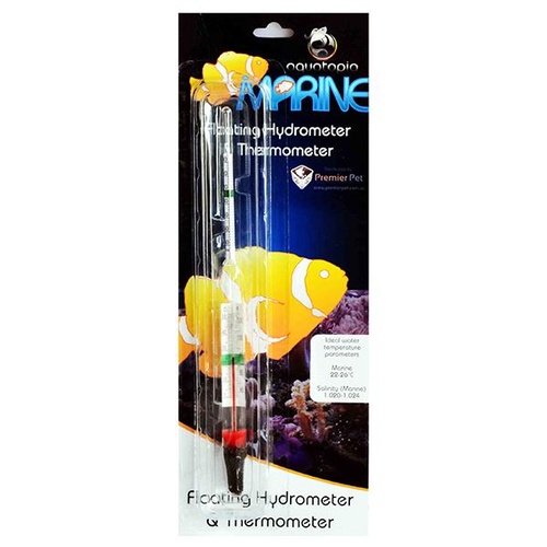 Aquatopia Floating Hydrometer and Thermometer
