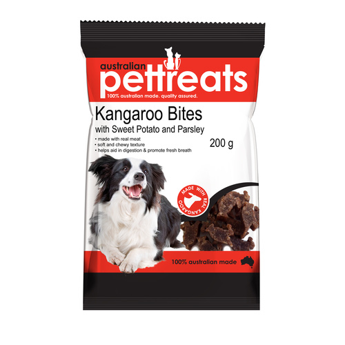Kangaroo Bites with Sweet Potato & Parsley - 200g
