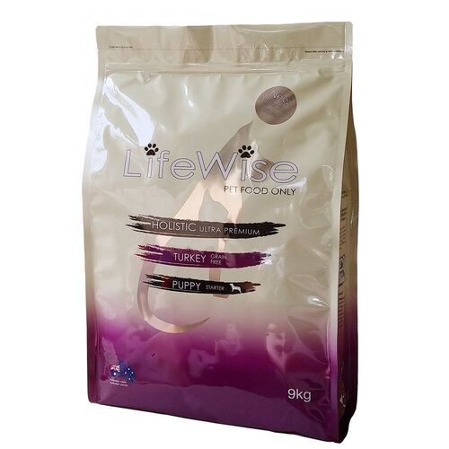 LifeWise Puppy Food Stage 1 - Starter - Grain Free Turkey & Vegetables - 9kg