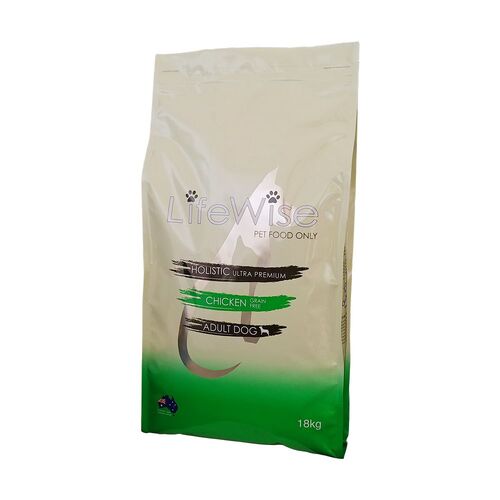 LifeWise Adult Dog Food - Grain Free Chicken with Turkey & Vegetables - 18kg