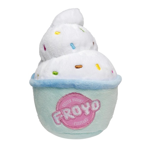 FuzzYard Soft Plush Dog Toy - Frozen Yoghurt - Large (12cm)