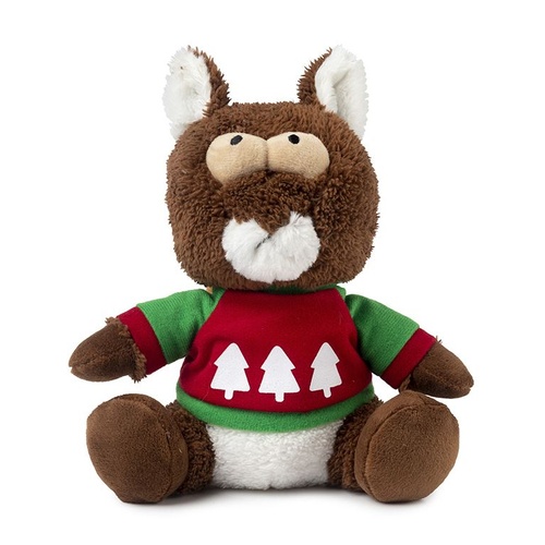 FuzzYard Christmas Nuts the Squirrel Dog Toy - Large (20cm)