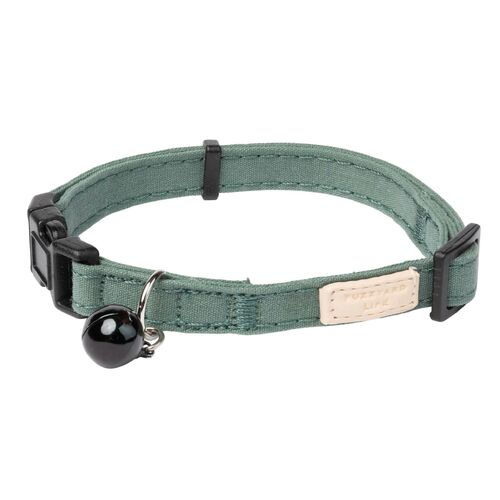 FuzzYard Life Cat Collar - Myrtle Green (20-30cm)