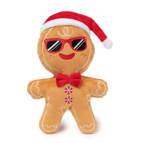 FuzzYard Mr Gingerbread Dog Toy - Small (15.7x11.2cm)