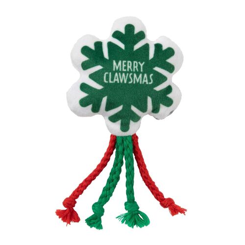 FuzzYard Merry Clawmas Snowflake Cat Toy