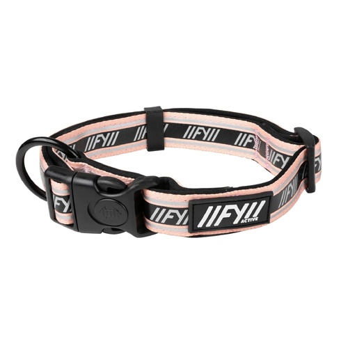 FuzzYard Active Dog Collar - Peach - X-Large (54-83cm)