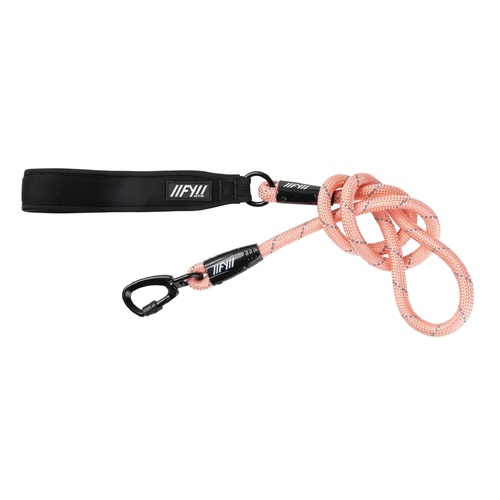 FuzzYard Active Rope Dog Lead - Peach (155cm)