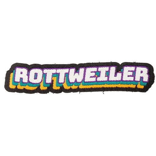 FuzzYard Rep It Patch - Rottweiler