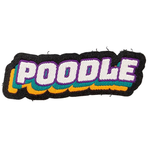 FuzzYard Rep It Patch - Poodle