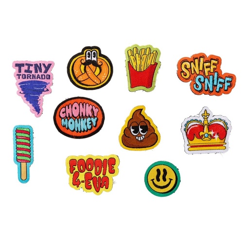FuzzYard Rep It Patch - Party Mix 3 (10 Pack)