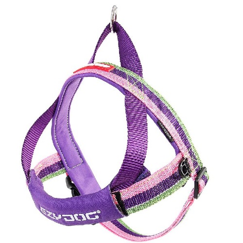 Ezydog Quick Fit Harness - Small (46-55cm) - Bubblegum (Purple/Pink)