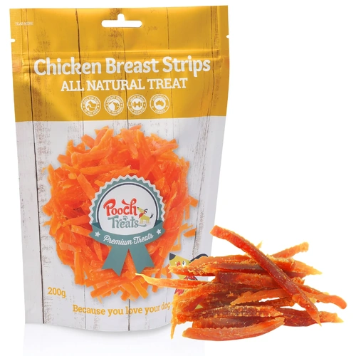Pooch Treats Chicken Breast Strips - 200g