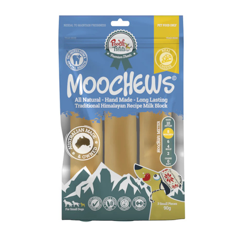 Moo Chews Dog Chew - Cheese - Small (3 Pack)