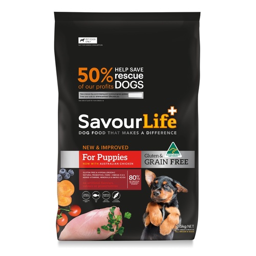 SavourLife Grain Free Puppy Food Chicken - 2.5kg  
