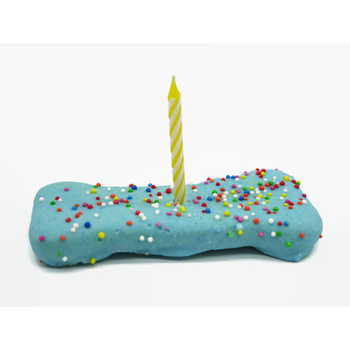 Wagalot Dog Birthday Bone - Blue