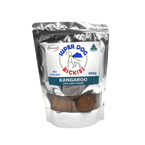Wagalot Super Dog Bickies - Kangaroo - 300g