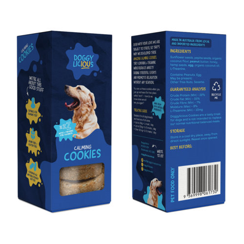 Doggylicious Calming Cookies - 180g
