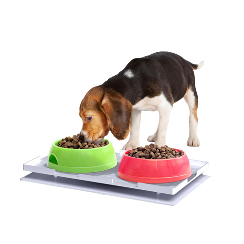 Ant Proof Plate for Dog & Cat Food Bowl - Rectangle
