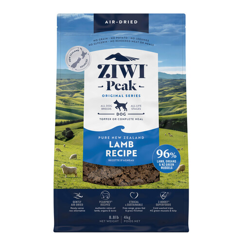 Ziwi Peak Air Dried Dog Food - Lamb - 4kg
