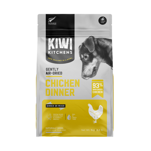Kiwi Kitchens Air-Dried Dog Food - Chicken Dinner - 500g