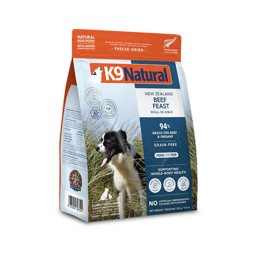 K9 Natural Freeze Dried Dog Food - Beef Feast - 500g
