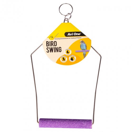 Avi One Triangle Wire Bird Swing with Sand Perch