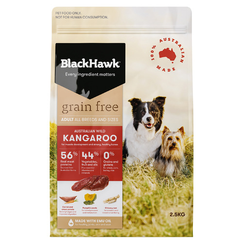Black Hawk Grain Free Adult Kangaroo