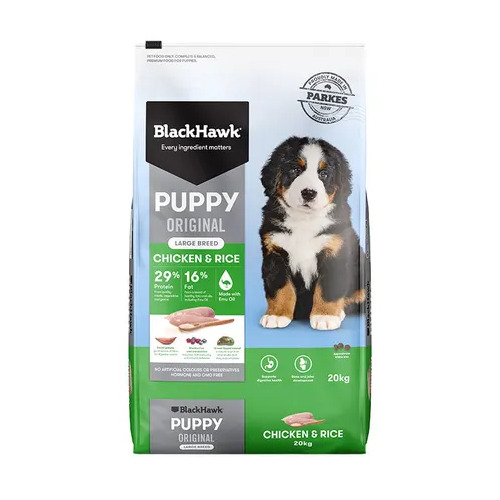 Black Hawk Large Breed Puppy - Chicken & Rice