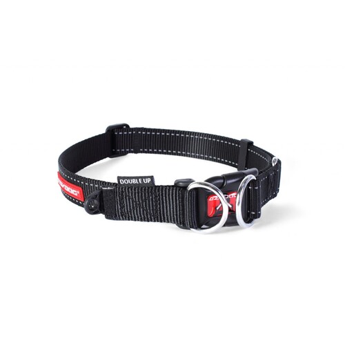 Ezydog Double Up Dog Collar - Black