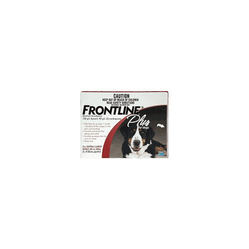 Frontline Plus for Extra Large Dogs 40-60 kgs - 12 Pack - Red