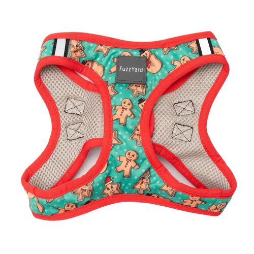 FuzzYard Cookies For Santa Christmas Step-In Dog Harness