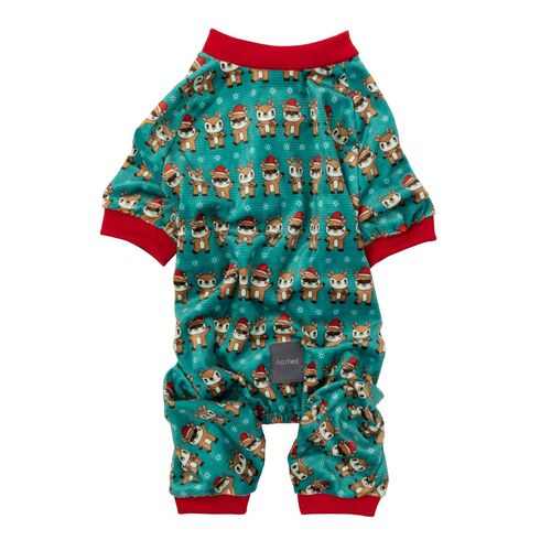 FuzzYard Disco Deers Christmas Dog Pyjamas