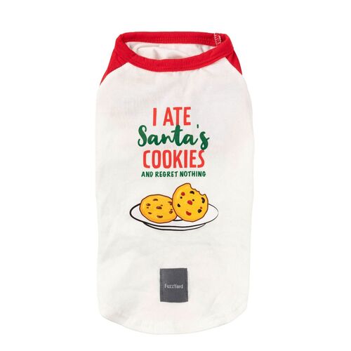 FuzzYard I Ate Santa's Cookies Dog T-Shirt