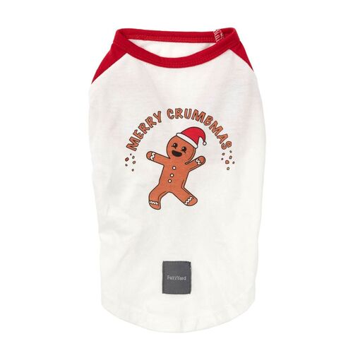 FuzzYard Merry Crumbmas Dog Christmas T-Shirt