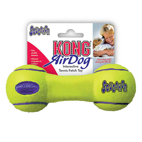 KONG AirDog Squeaker Dumbbell