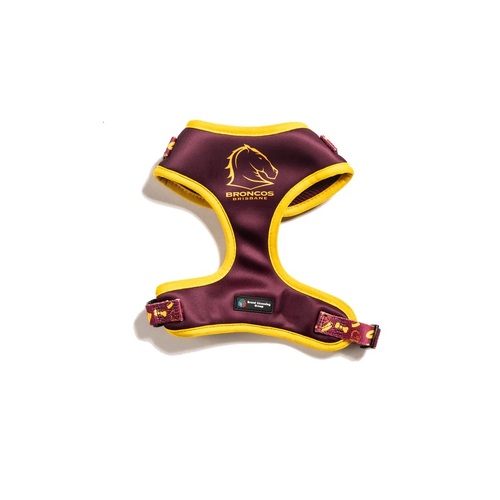 Brisbane Broncos NRL Dog Harness