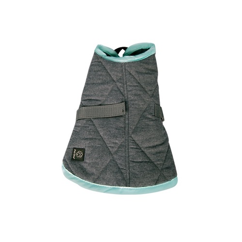 Pet One NightSleeper Dog Coat - Grey/Turquoise
