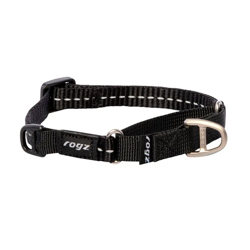 Rogz Control Collar Webbed  - Black