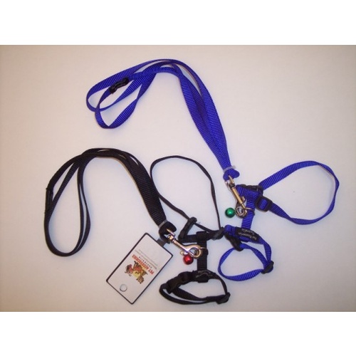Small Animal Harness & Lead for Rat or Ferret(Ferret or Rat Harness Colours:Black)