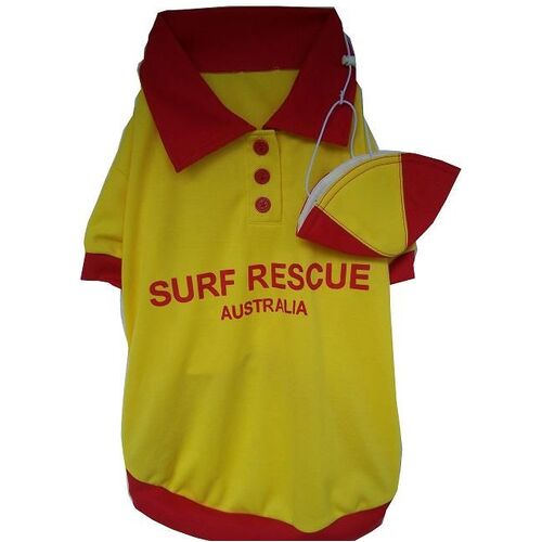 Lifesaver with Cap Dog Costume - Size 7 (XXX-Large)