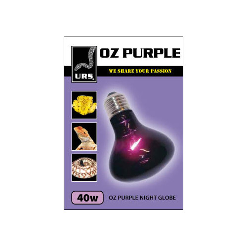 URS OZ Purple Night Heat & Light Globe