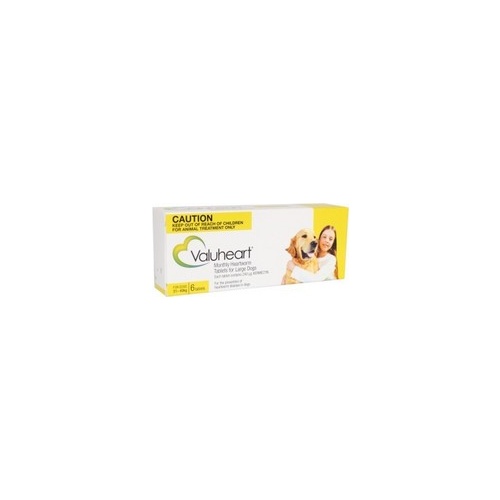 Valuheart for Large Dogs 21-40 kg - 12 Pack - Yellow