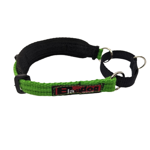 Black Dog Italian Greyhound Collar - (21cm-31cm) (Green)